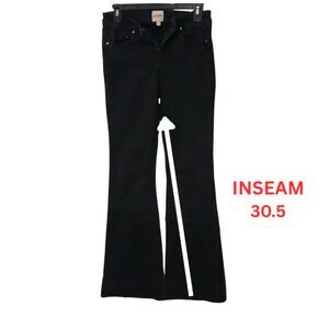 LADIES'BLACK FLARE BOOT-CUT JEANS by GABBIANO